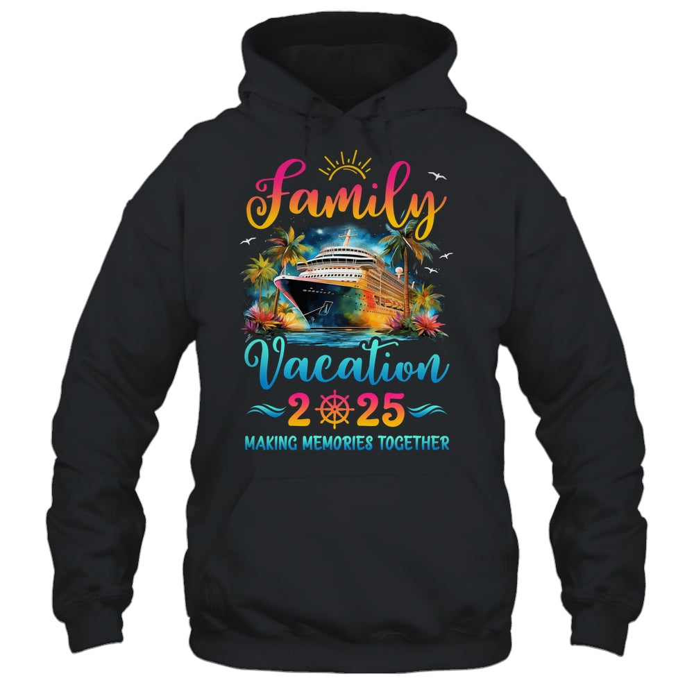 Family Cruise Ship Vacation 2025 Beach Matching Summer Shirt & Tank Top | teecentury