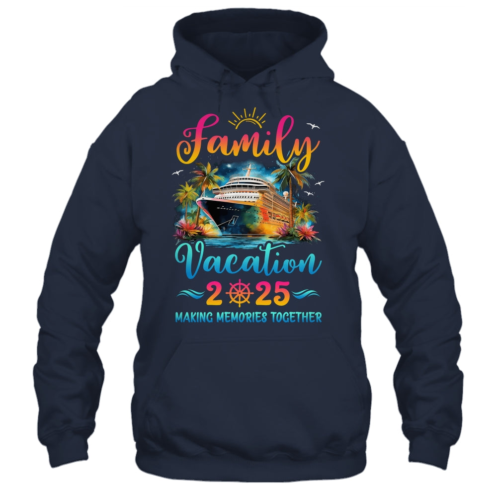 Family Cruise Ship Vacation 2025 Beach Matching Summer Shirt & Tank Top | teecentury