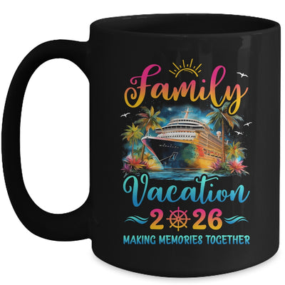 Family Cruise Ship Vacation 2026 Beach Matching Summer Mug | teecentury