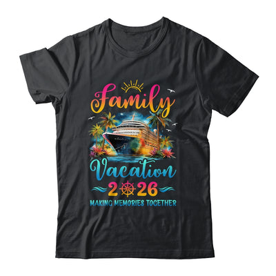 Family Cruise Ship Vacation 2026 Beach Matching Summer Shirt & Tank Top | teecentury