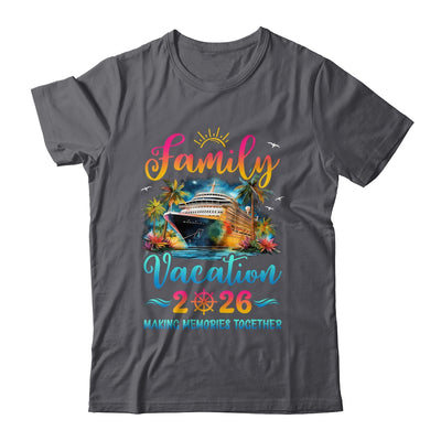 Family Cruise Ship Vacation 2026 Beach Matching Summer Shirt & Tank Top | teecentury