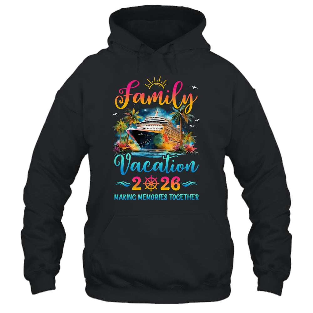 Family Cruise Ship Vacation 2026 Beach Matching Summer Shirt & Tank Top | teecentury