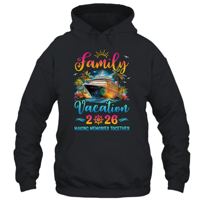 Family Cruise Ship Vacation 2026 Beach Matching Summer Shirt & Tank Top | teecentury