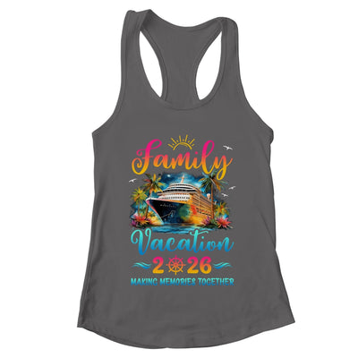 Family Cruise Ship Vacation 2026 Beach Matching Summer Shirt & Tank Top | teecentury