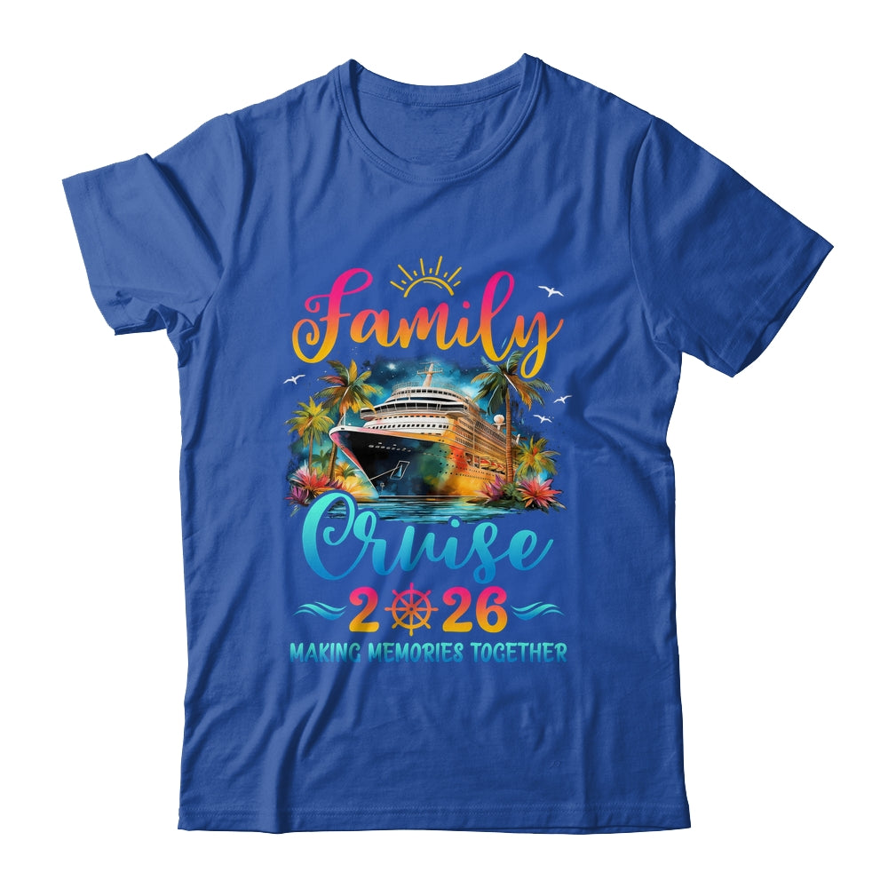 Family Cruise Ship Vacation Trip 2026 Family Cruise Matching Shirt & Tank Top | teecentury