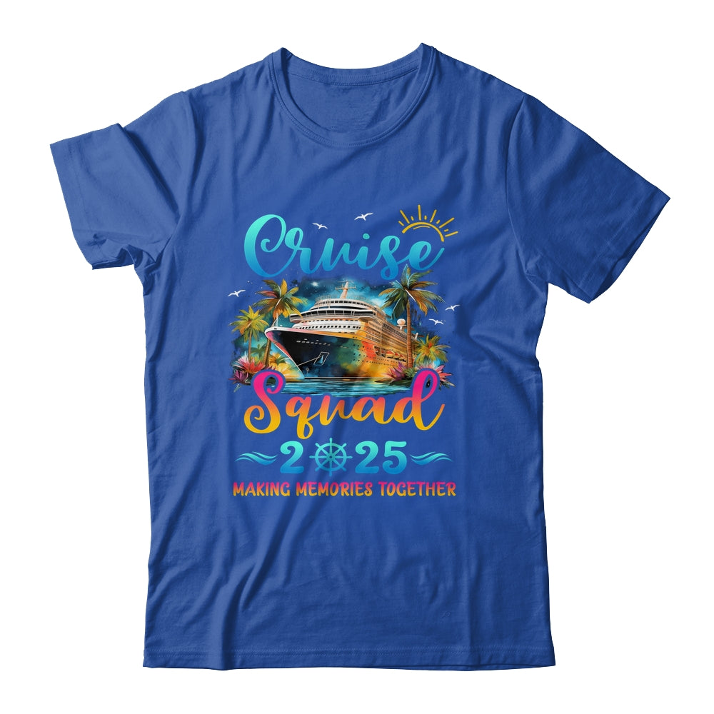 Family Cruise Squad 2025 Vacation Group Matching Summer Shirt & Tank Top | teecentury