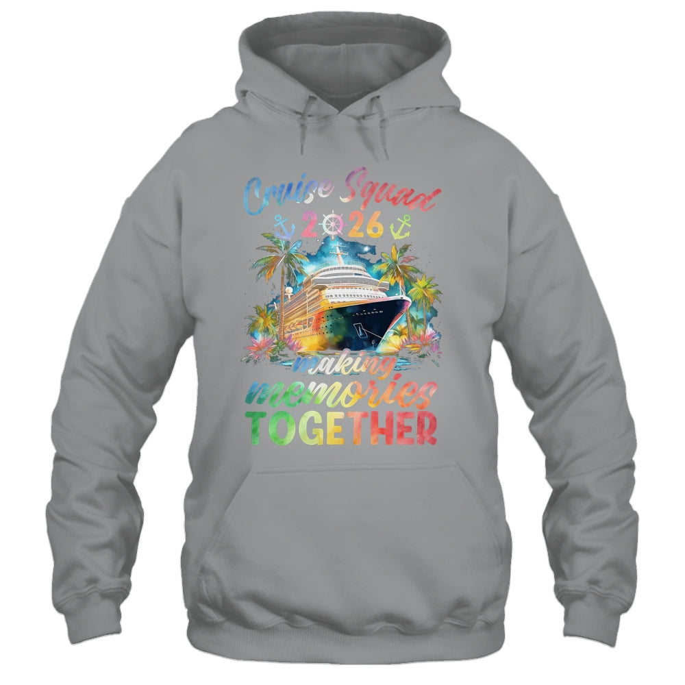 Family Cruise Squad 2026 Matching Making Memories Vacation Shirt & Tank Top | teecentury
