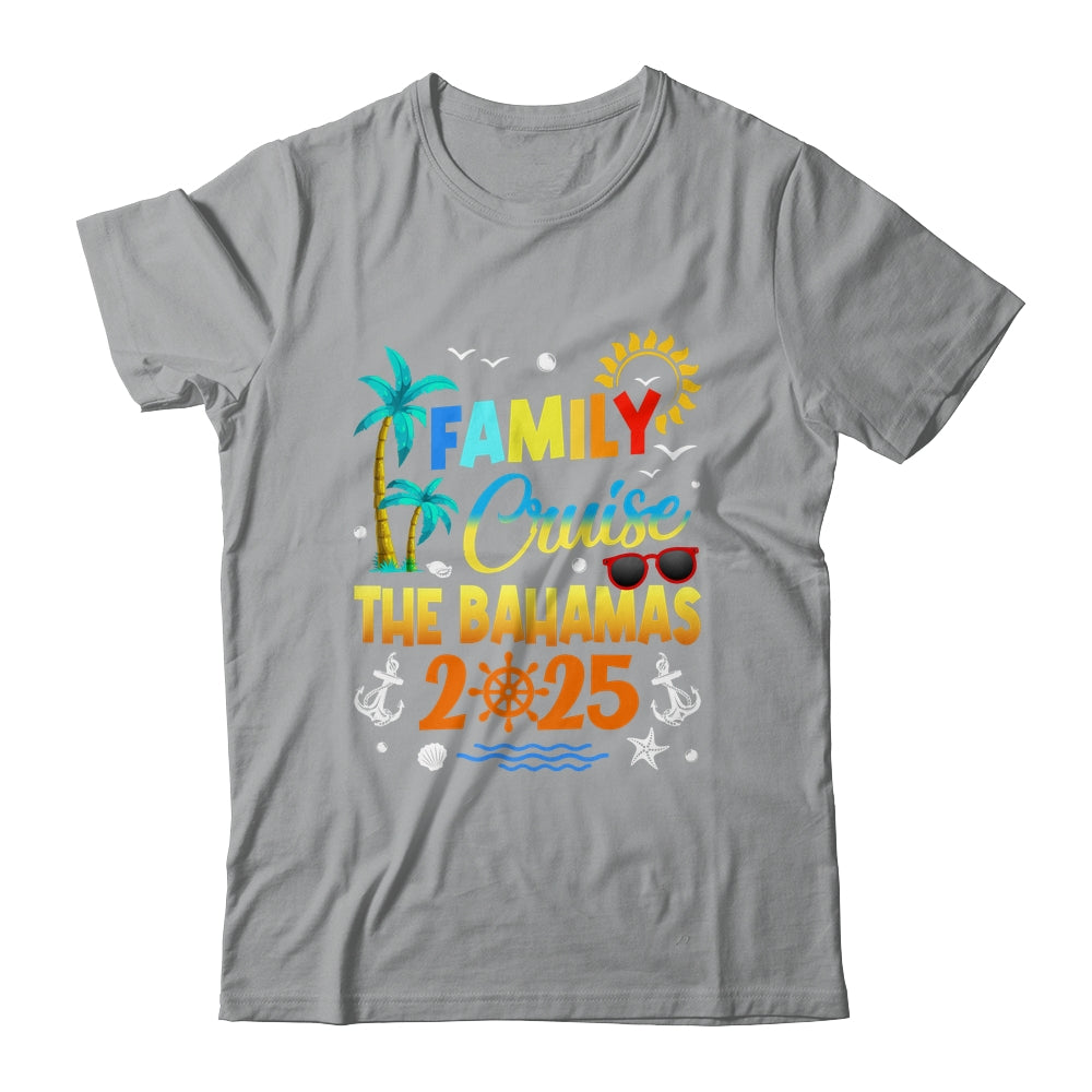Family Cruise The Bahamas 2025 Summer Matching Vacation Shirt & Tank Top | teecentury