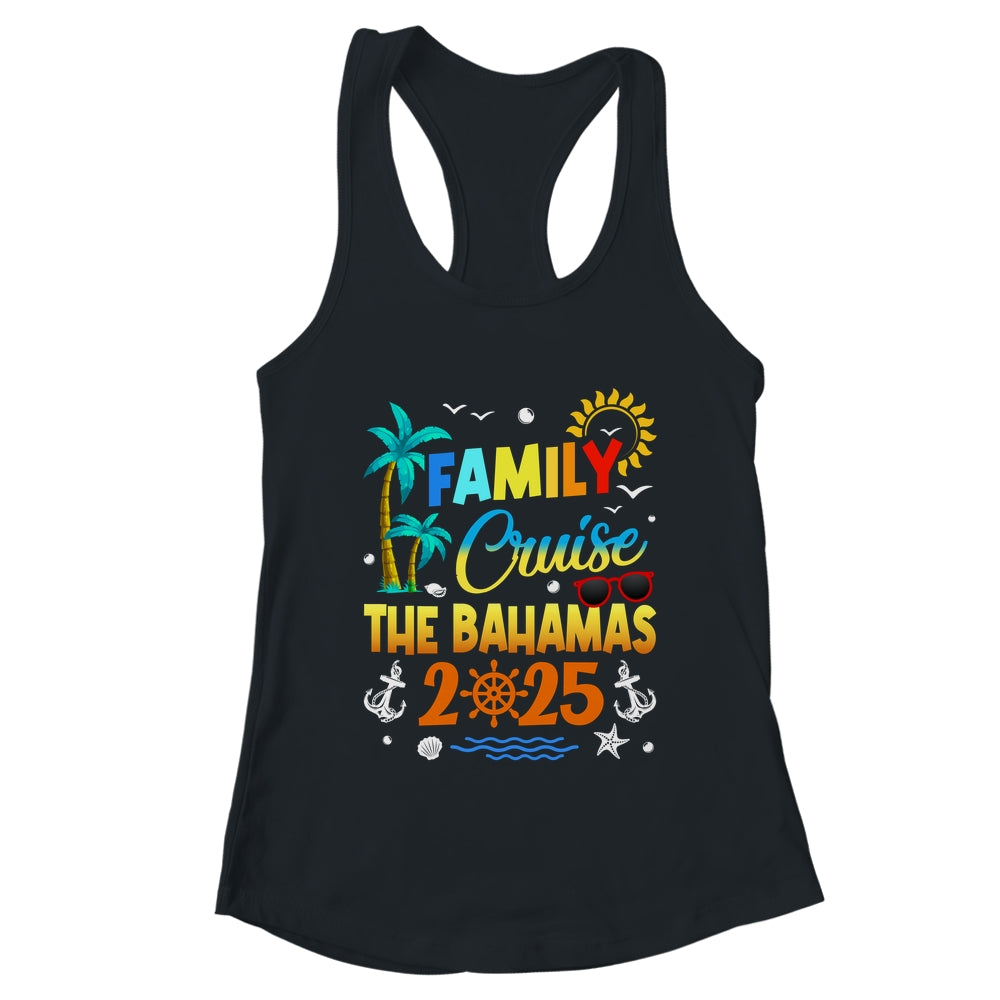 Family Cruise The Bahamas 2025 Summer Matching Vacation Shirt & Tank Top | teecentury
