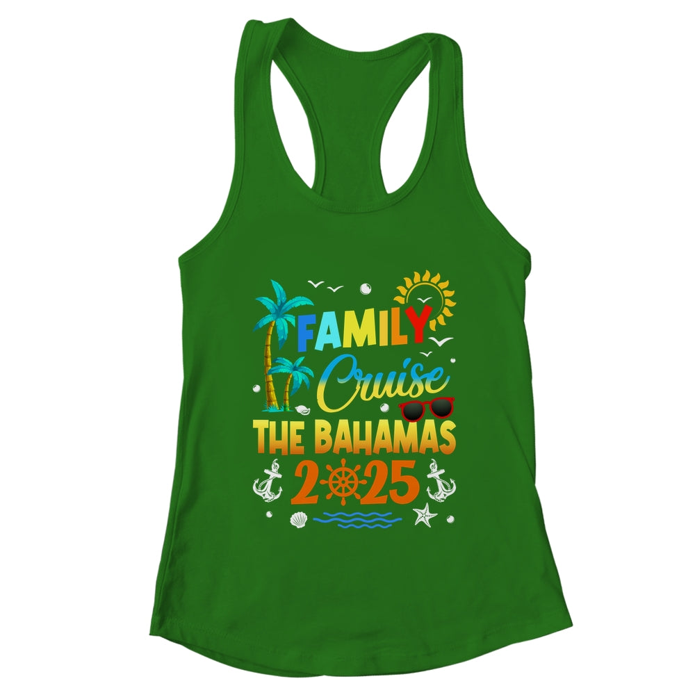Family Cruise The Bahamas 2025 Summer Matching Vacation Shirt & Tank Top | teecentury