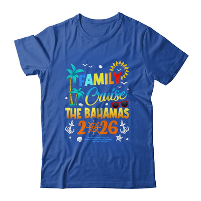 Family Cruise The Bahamas 2026 Summer Matching Vacation Shirt & Tank Top | teecentury