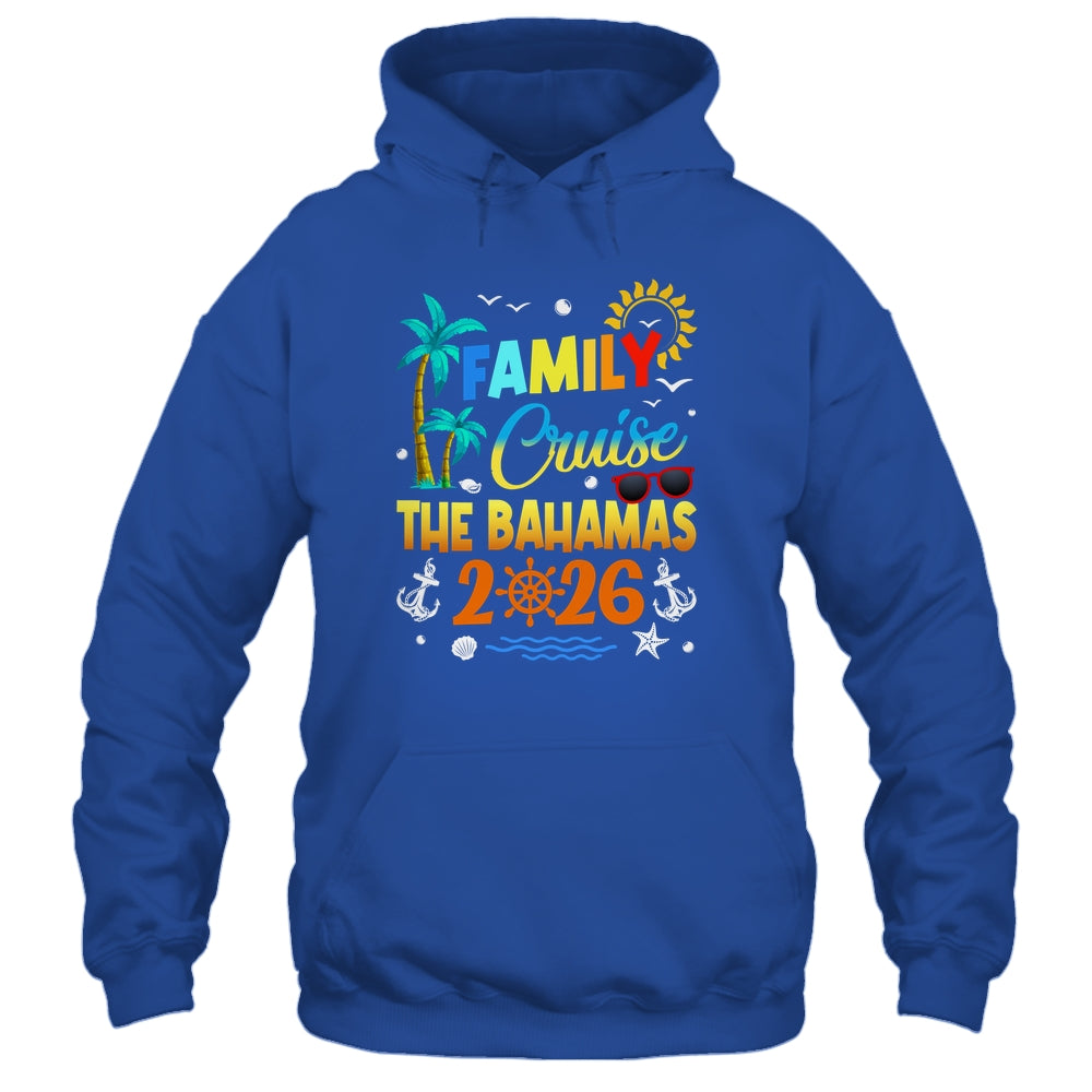 Family Cruise The Bahamas 2026 Summer Matching Vacation Shirt & Tank Top | teecentury