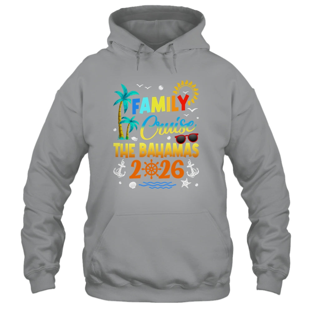 Family Cruise The Bahamas 2026 Summer Matching Vacation Shirt & Tank Top | teecentury
