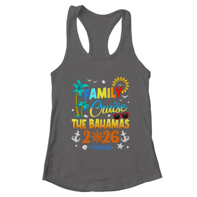 Family Cruise The Bahamas 2026 Summer Matching Vacation Shirt & Tank Top | teecentury