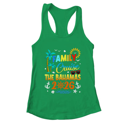 Family Cruise The Bahamas 2026 Summer Matching Vacation Shirt & Tank Top | teecentury