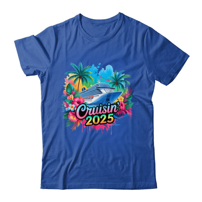Family Cruisin 2025 Cruise Ship Cruising Vacation Watercolor Shirt & Tank Top | teecentury