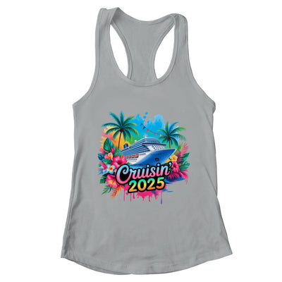 Family Cruisin 2025 Cruise Ship Cruising Vacation Watercolor Shirt & Tank Top | teecentury