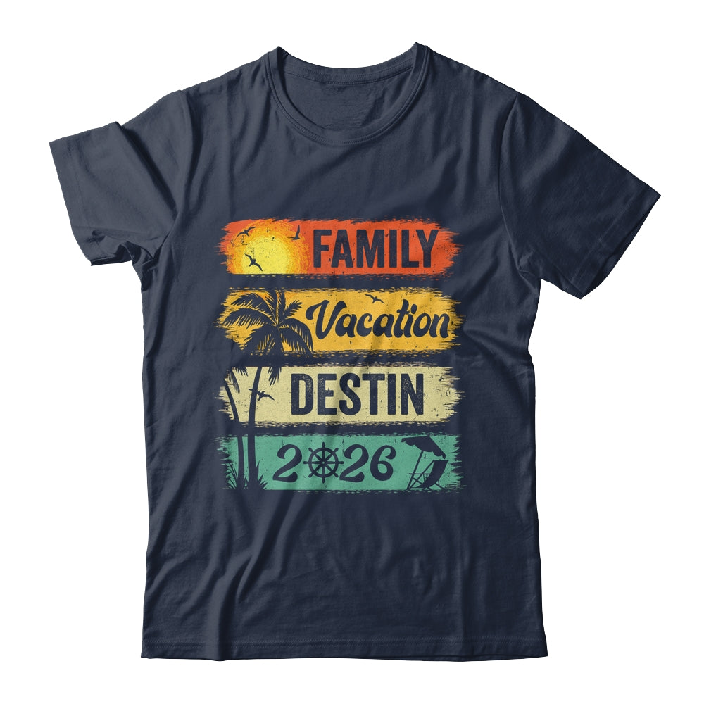 Family Destin Vacation 2026 Funny Matching Group Family Shirt & Tank Top | teecentury