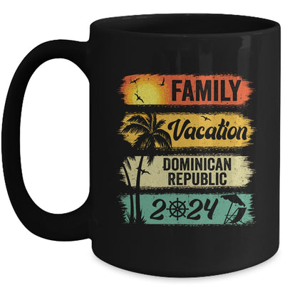 Family Dominican Republic Vacation 2024 Funny Matching Group Family Mug | teecentury