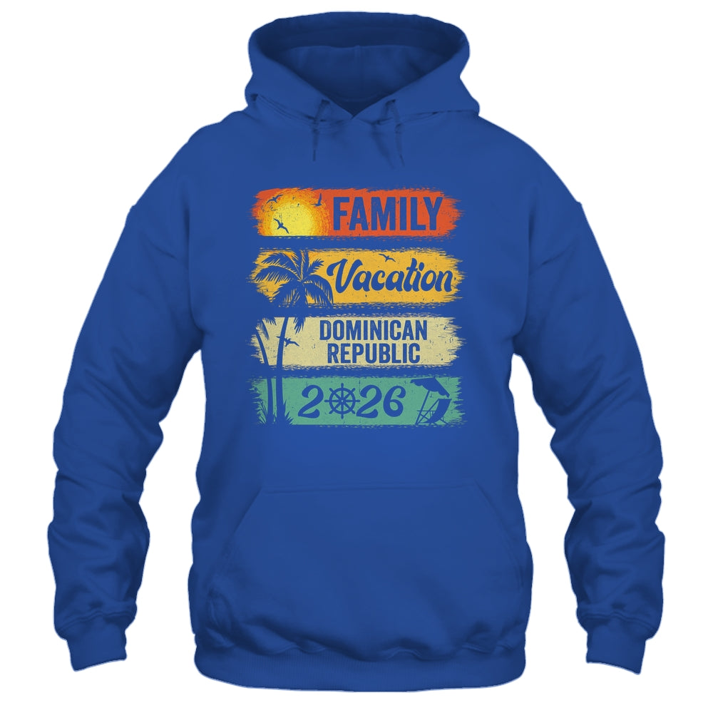 Family Dominican Republic Vacation 2026 Funny Matching Group Family Shirt & Tank Top | teecentury