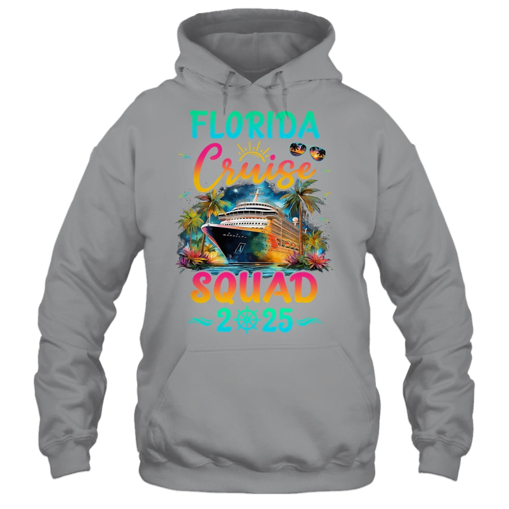 Family Florida Cruise Squad 2025 Summer Vacation Matching Shirt & Tank Top | teecentury