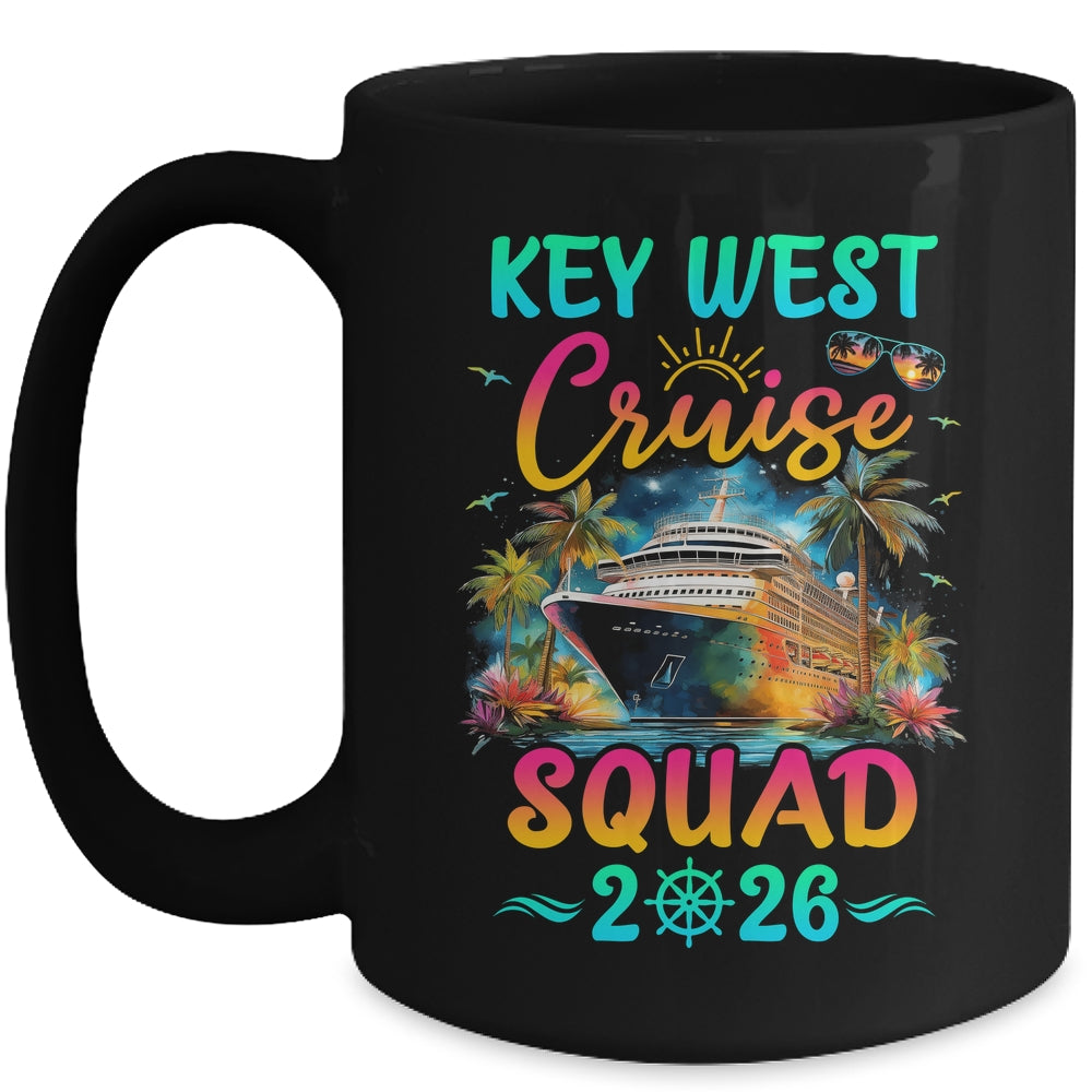Family Key West Cruise Squad 2026 Summer Vacation Matching Mug | teecentury