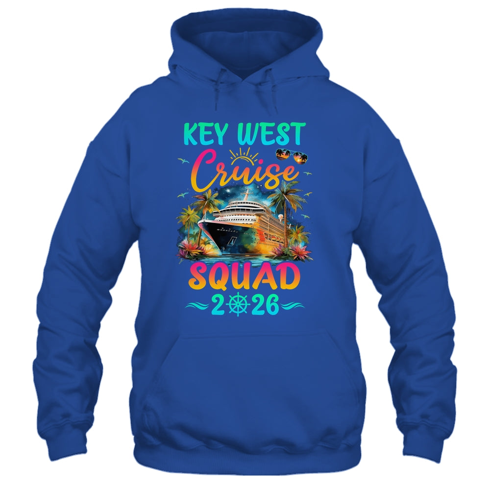 Family Key West Cruise Squad 2026 Summer Vacation Matching Shirt & Tank Top | teecentury