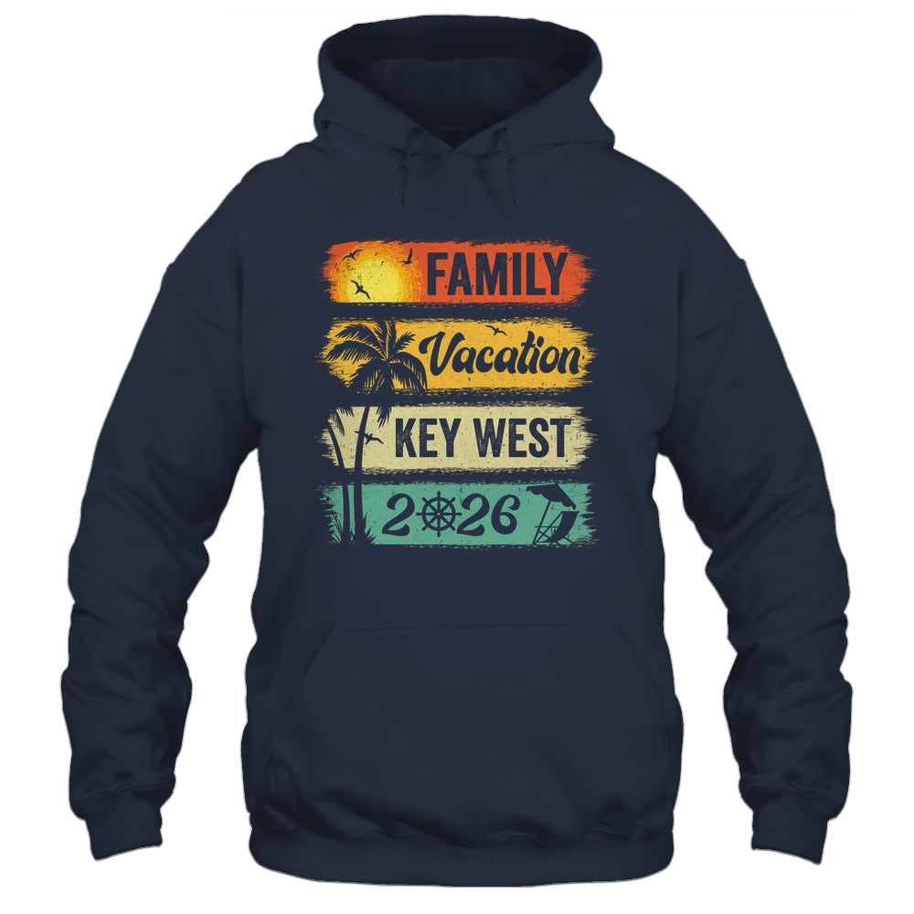 Family Key West Vacation 2026 Funny Matching Group Family Shirt & Tank Top | teecentury