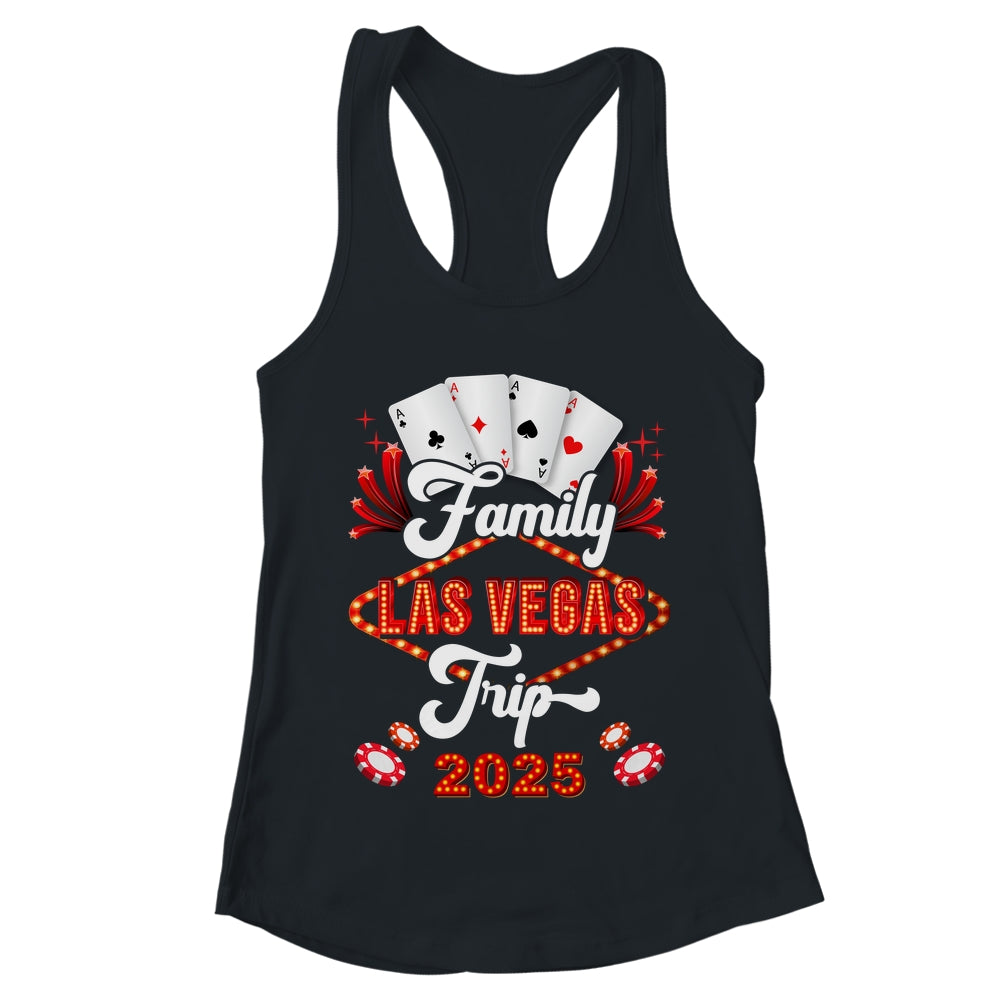 Family Las Vegas Trip 2025 Family Squad Vacation Matching Shirt & Tank Top | teecentury
