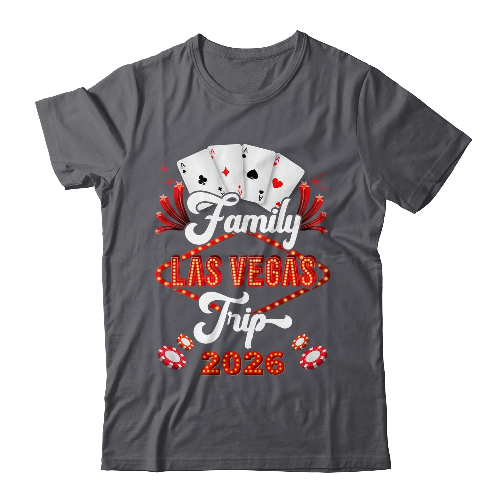 Family Las Vegas Trip 2026 Family Squad Vacation Matching Shirt & Tank Top | teecentury