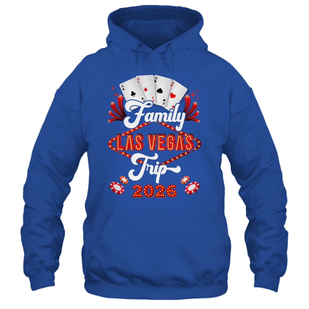 Family Las Vegas Trip 2026 Family Squad Vacation Matching Shirt & Tank Top | teecentury