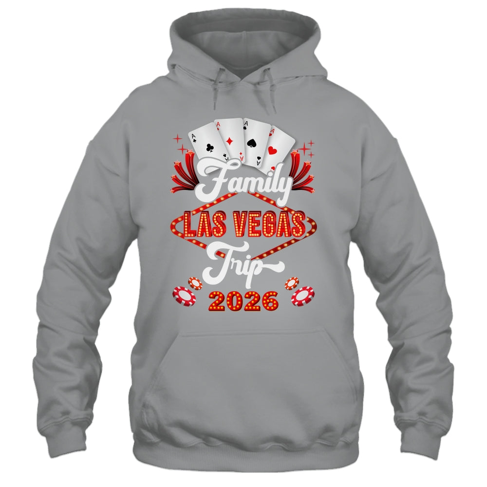 Family Las Vegas Trip 2026 Family Squad Vacation Matching Shirt & Tank Top | teecentury