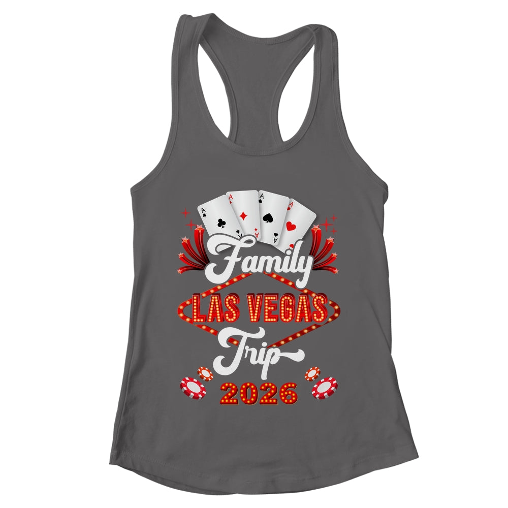 Family Las Vegas Trip 2026 Family Squad Vacation Matching Shirt & Tank Top | teecentury