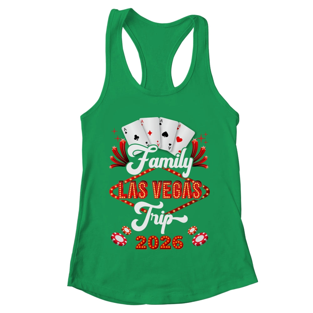 Family Las Vegas Trip 2026 Family Squad Vacation Matching Shirt & Tank Top | teecentury