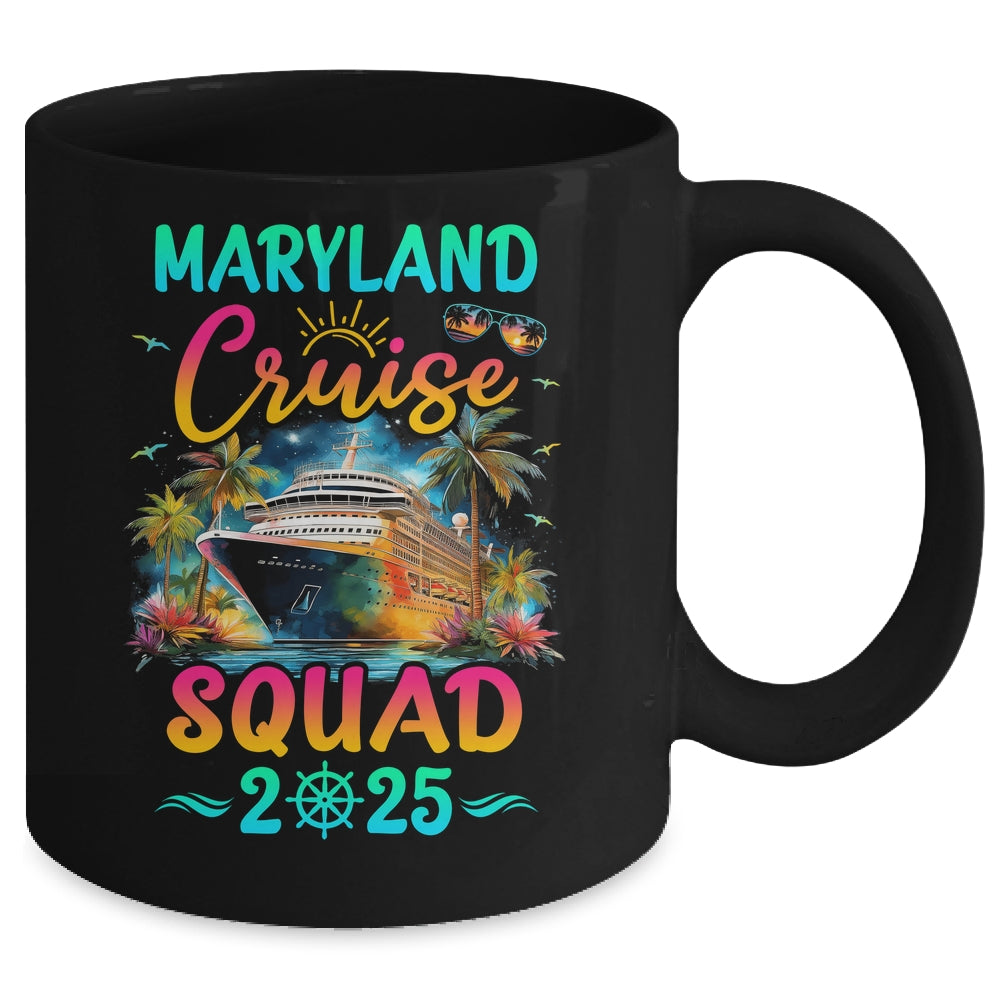 Family Maryland Cruise Squad 2025 Summer Vacation Matching Mug | teecentury