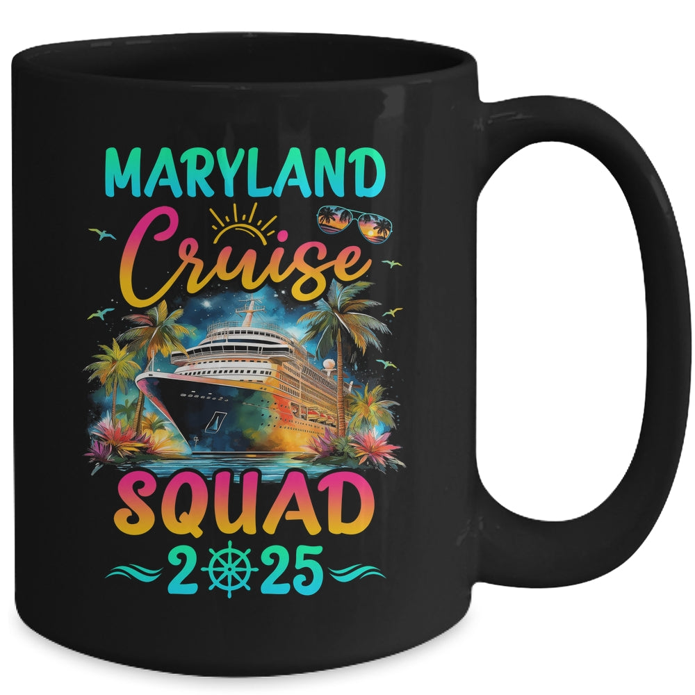 Family Maryland Cruise Squad 2025 Summer Vacation Matching Mug | teecentury