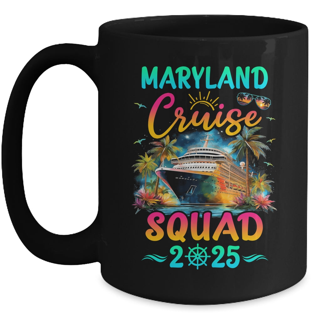 Family Maryland Cruise Squad 2025 Summer Vacation Matching Mug | teecentury