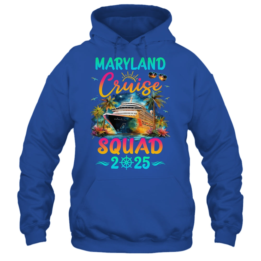 Family Maryland Cruise Squad 2025 Summer Vacation Matching Shirt & Tank Top | teecentury