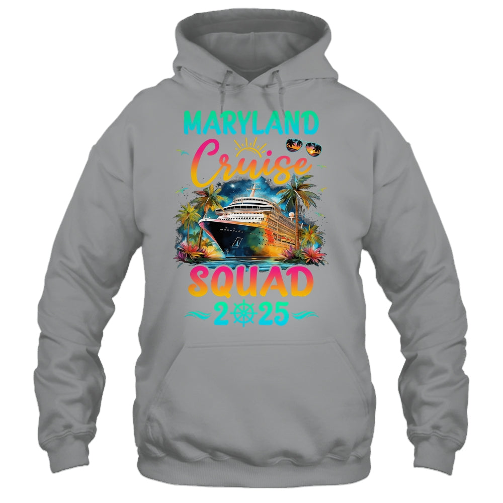 Family Maryland Cruise Squad 2025 Summer Vacation Matching Shirt & Tank Top | teecentury