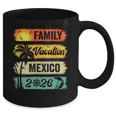 Family Mexico Vacation 2026 Funny Matching Group Family Mug | teecentury