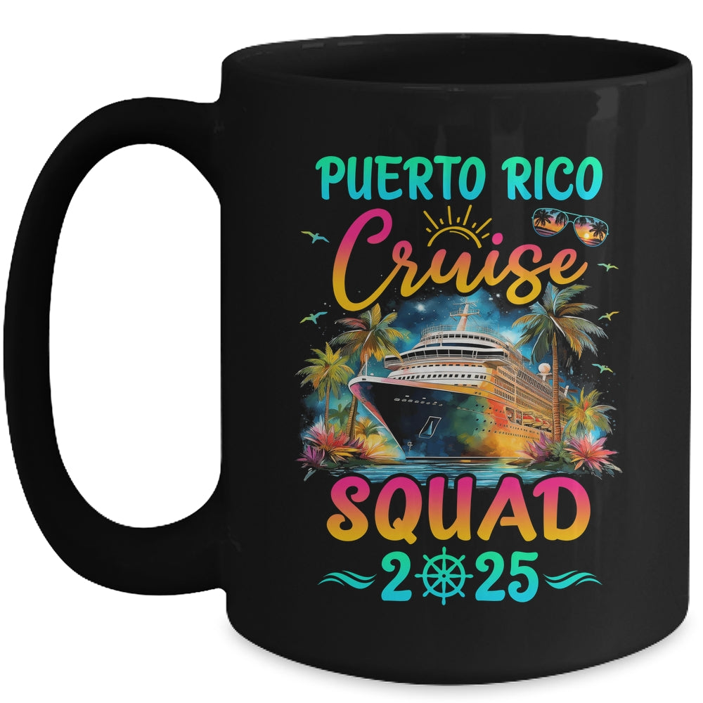Family Puerto Rico Cruise Squad 2025 Summer Vacation Matching Mug | teecentury