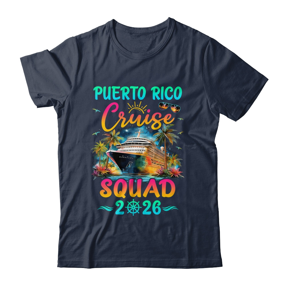 Family Puerto Rico Cruise Squad 2026 Summer Vacation Matching Shirt & Tank Top | teecentury