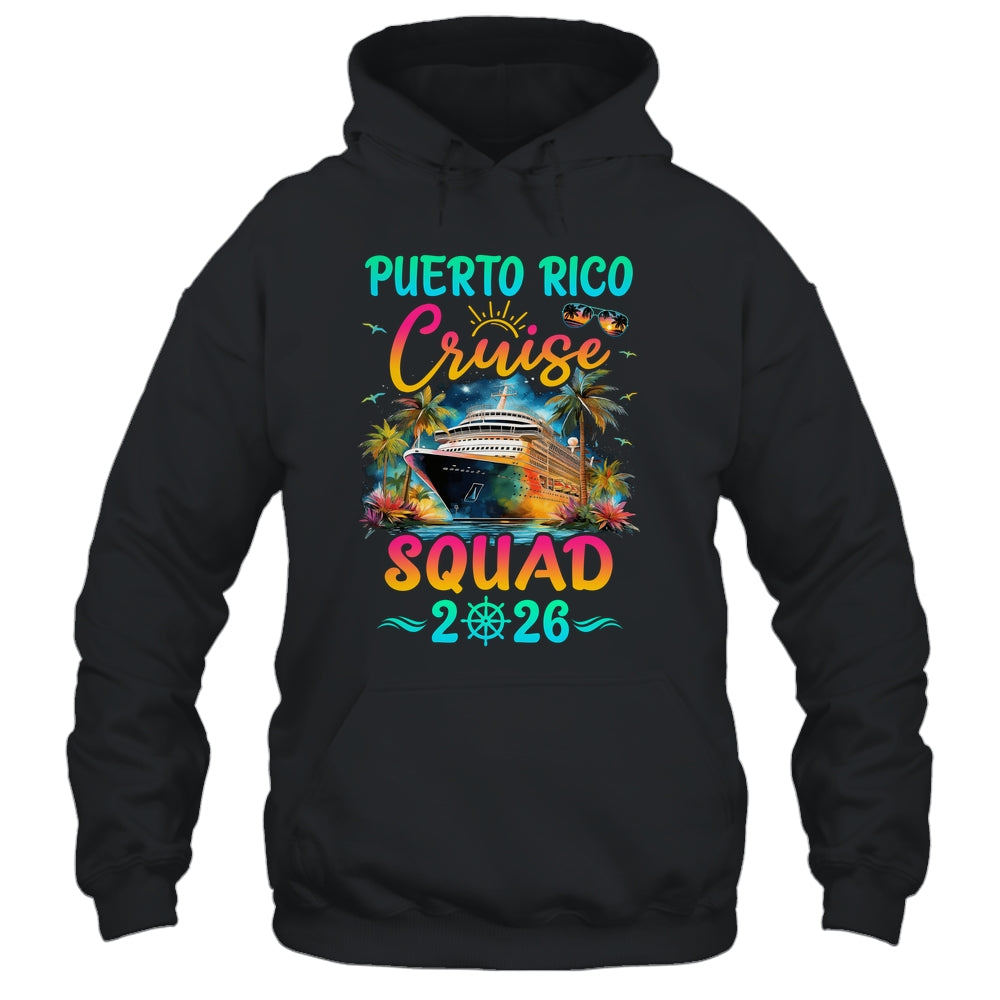 Family Puerto Rico Cruise Squad 2026 Summer Vacation Matching Shirt & Tank Top | teecentury