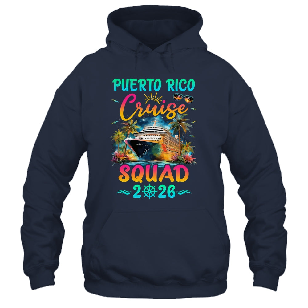Family Puerto Rico Cruise Squad 2026 Summer Vacation Matching Shirt & Tank Top | teecentury