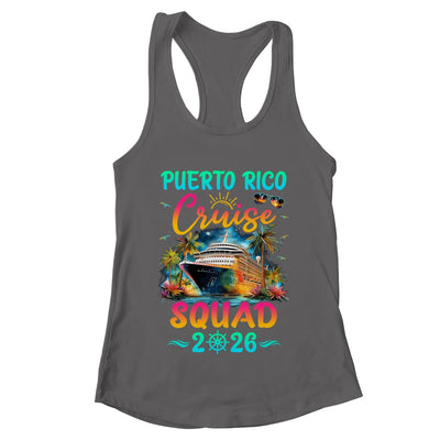 Family Puerto Rico Cruise Squad 2026 Summer Vacation Matching Shirt & Tank Top | teecentury