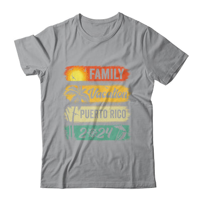 Family Puerto Rico Vacation 2024 Funny Matching Group Family Shirt & Tank Top | teecentury