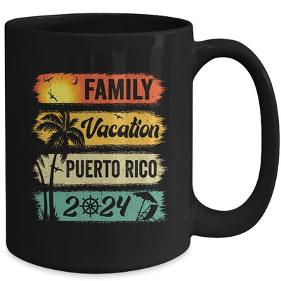 Family Puerto Rico Vacation 2024 Funny Matching Group Family Mug | teecentury