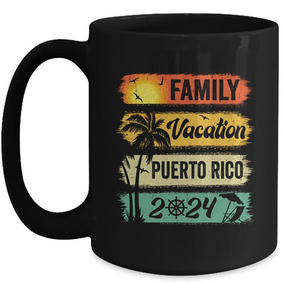 Family Puerto Rico Vacation 2024 Funny Matching Group Family Mug | teecentury