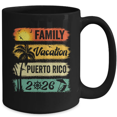 Family Puerto Rico Vacation 2026 Funny Matching Group Family Mug | teecentury