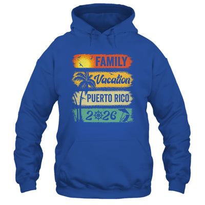 Family Puerto Rico Vacation 2026 Funny Matching Group Family Shirt & Tank Top | teecentury